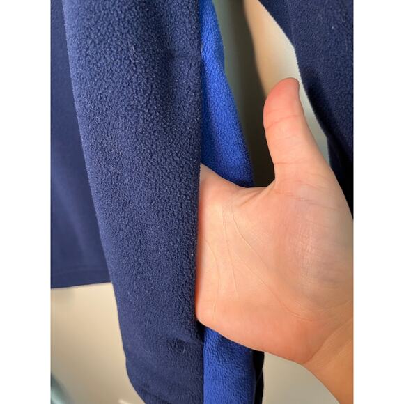 1990s Ralph Lauren Sport Fleece Patriotic Flag Logo Crest Pullover Sweater M - Picture 7 of 10